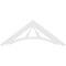 Ekena Millwork Pitch Stanford Architectural Grade PVC Gable Pediment, 48"W x 18"H x 1"P (9/12) GPP048X018X100STA - alternate 4